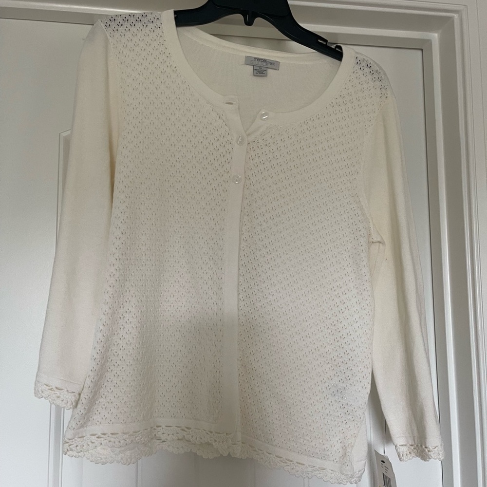 Mercer Street Studio Cream Knit Cardigan